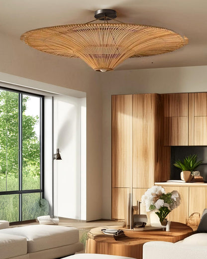 Bamboo Pendant Lamp | Bamboo Large Ceiling Lamp