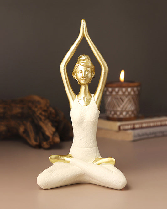 Showpiece | Decorative Items For Living Room | Office Desk Decorative Items - Yoga Statue