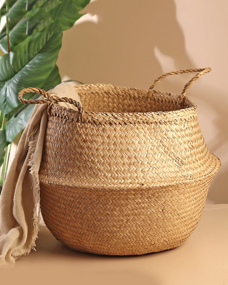 Belly Planter Basket | Basket For Clothes Storage | Baby Baskets For New Born | Big Basket For Storage