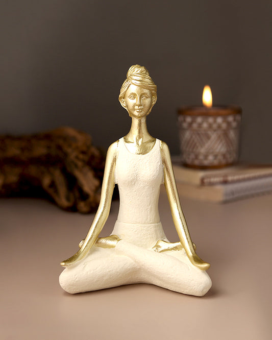 Anniversary Gifts For Couple | Gifts For House Warming Ceremony - Yoga Women Statue