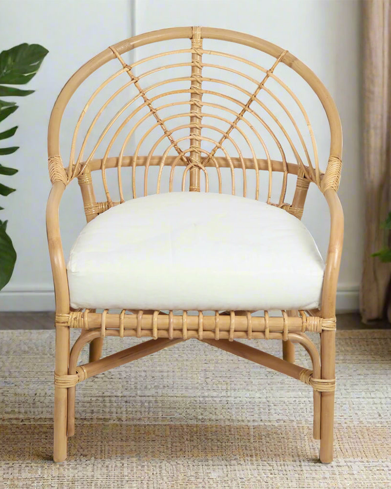 Java Accent Bamboo Chair | Rattan Chair | Cane Furniture