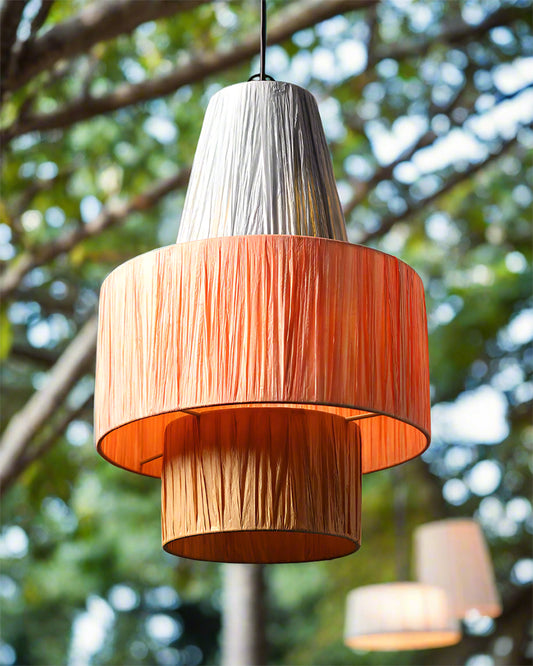 Raffia Pendant Lamp | Paper Lamp