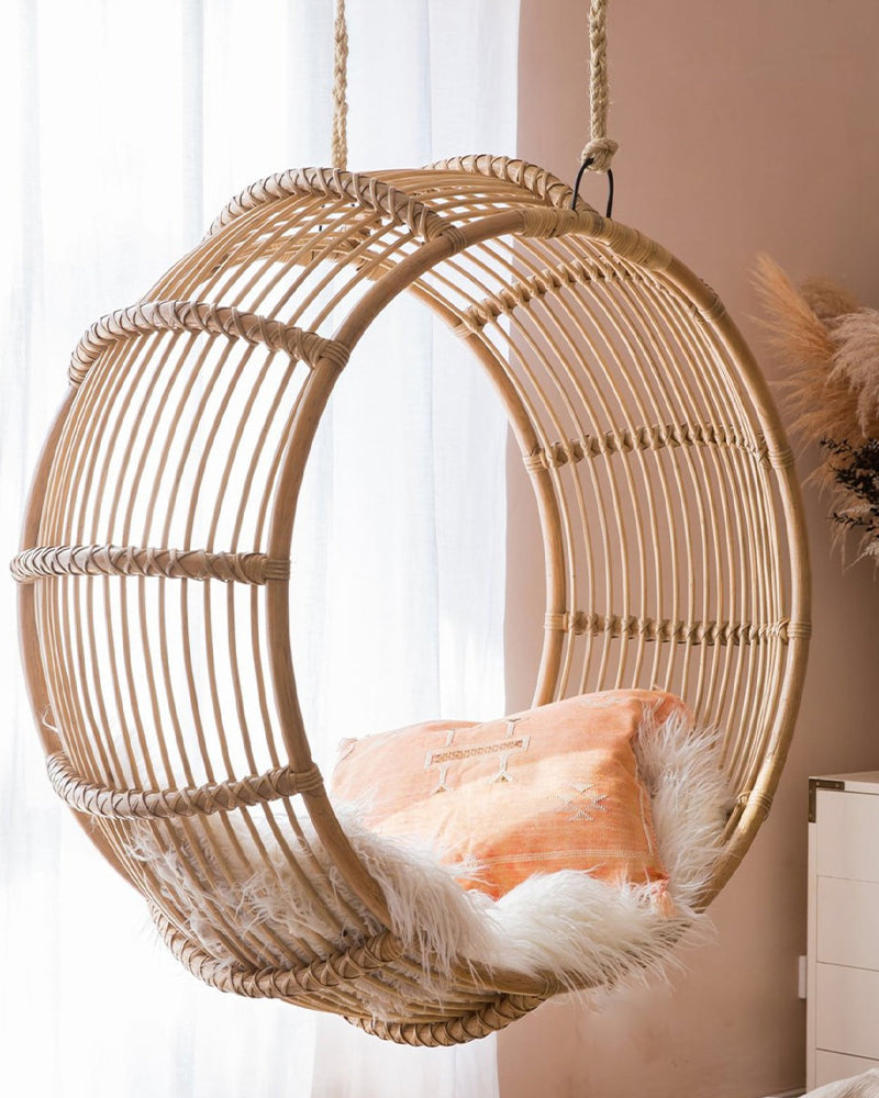 Malibu Bamboo Swing | Rattan Swing | Cane Furniture