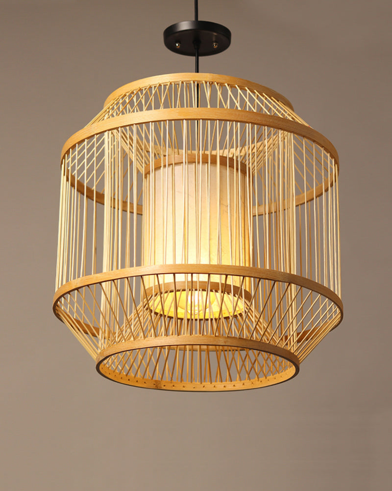 Bamboo Cafe Lamp | Cane Pendant Lamp