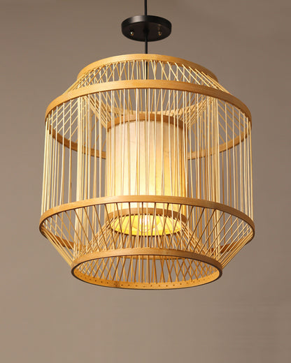 Bamboo Cafe Lamp | Cane Pendant Lamp