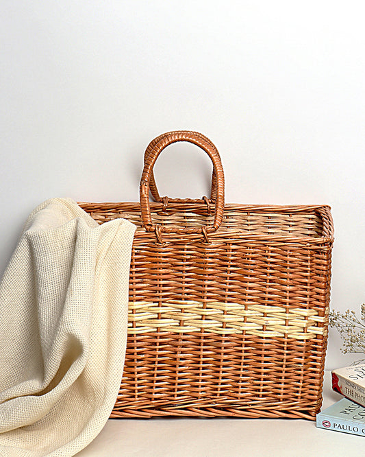 Wicker Shopping Basket