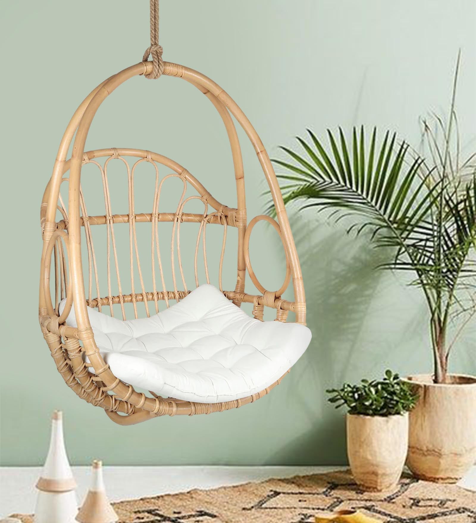 Bamboo reliable swing chair cushions