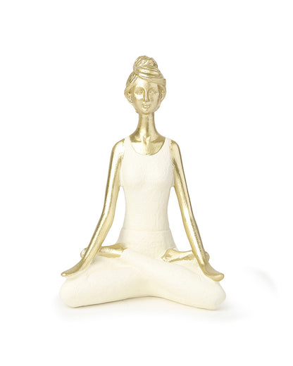 Anniversary Gifts For Couple | Gifts For House Warming Ceremony - Yoga Women Statue