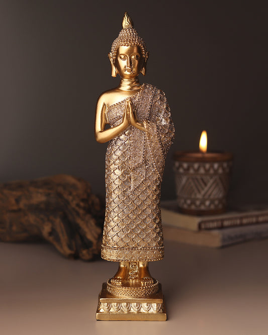 Buddha Idols For Home Decor | Show Piece For Living Room | Office Desk Decorative Items - Buddha Idol