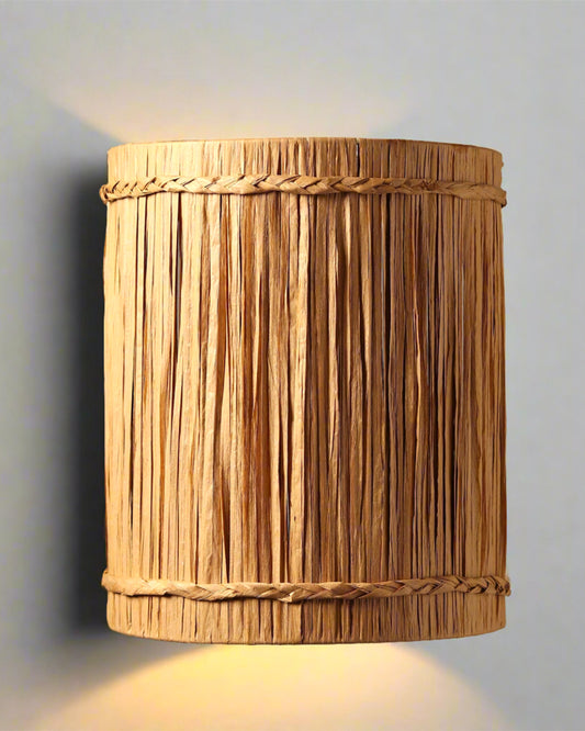 Wall Lamp | Paper Lamp | Raffia Lamp