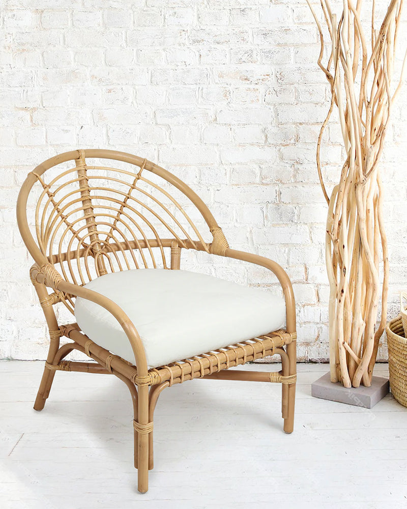 Java Accent Bamboo Chair | Rattan Chair | Cane Furniture