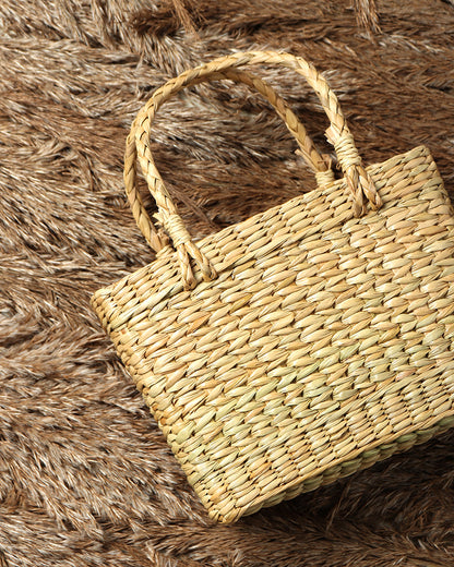 Seagrass Handwoven Basket - Medium