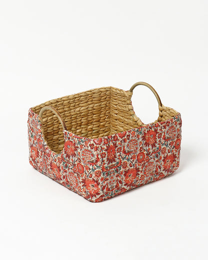 Seagrass Round Handle Basket | Cane Hamper Basket