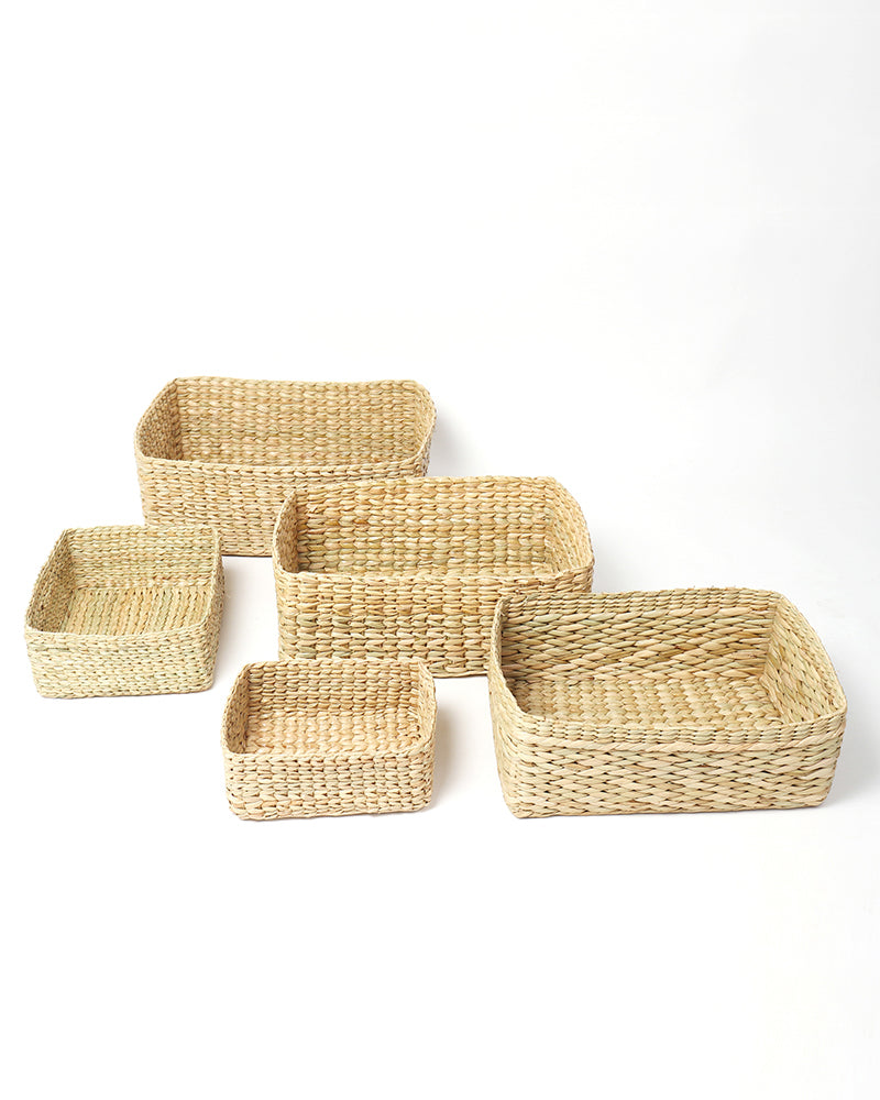 Shelf Storage Baskets - Set of 5