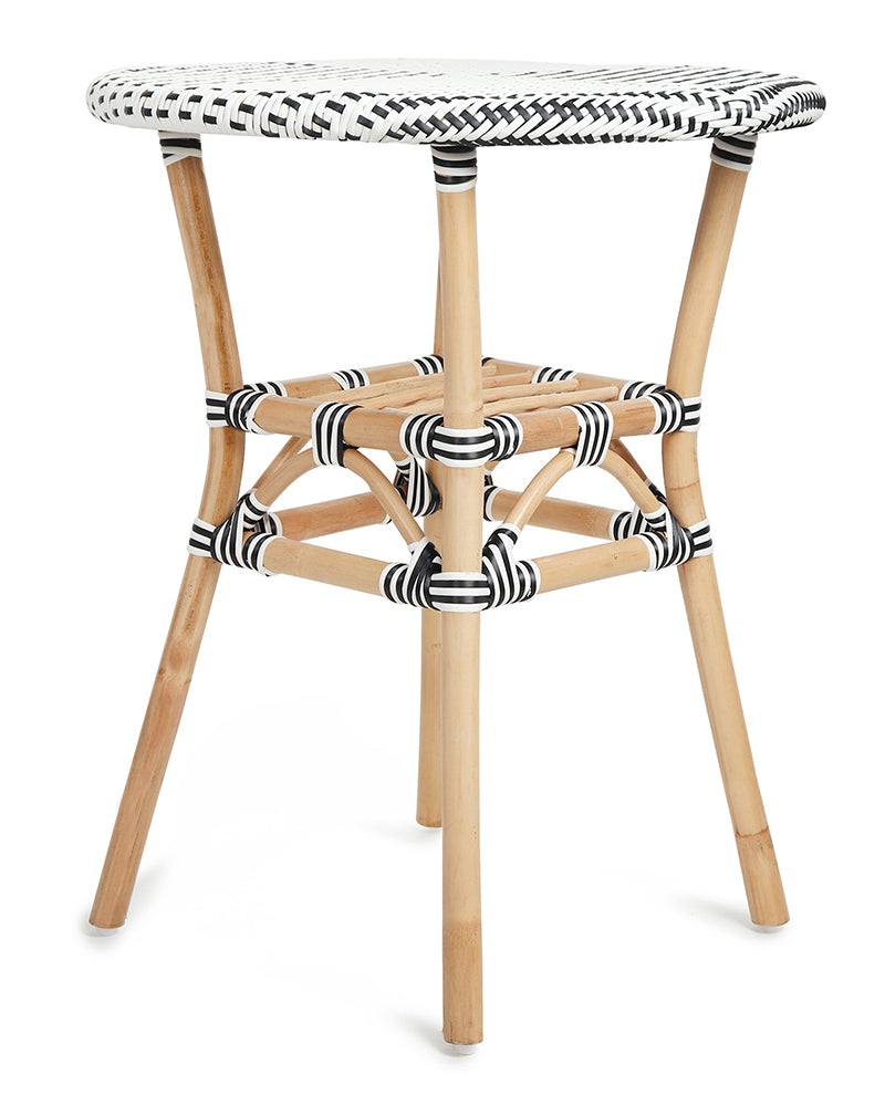 Bistro Rattan Table | Cane Round Table | Rattan Stool | Side Table