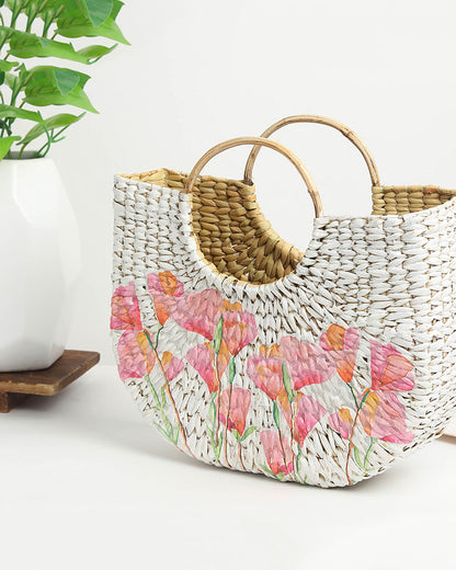 Seagrass U-Beach Tote Handbag | Beach Bag | Tote Bag