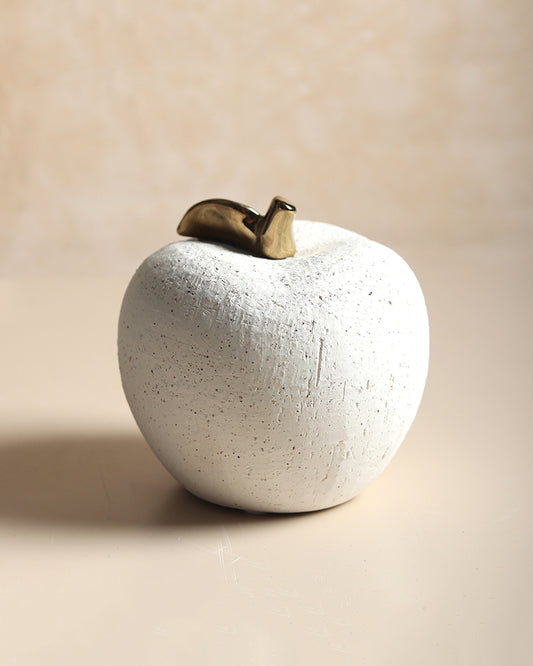 Ceramic Apple Shaped Showpiece | Gifting Figurine | Showpiece for Home & Office