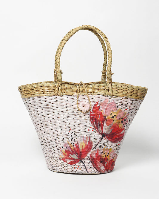 Seagrass Beach Tote Bag | Handbag Basket