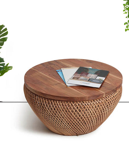 Rattan Coffee Table | Cane Round Table | Rattan Stool | Coffee Table