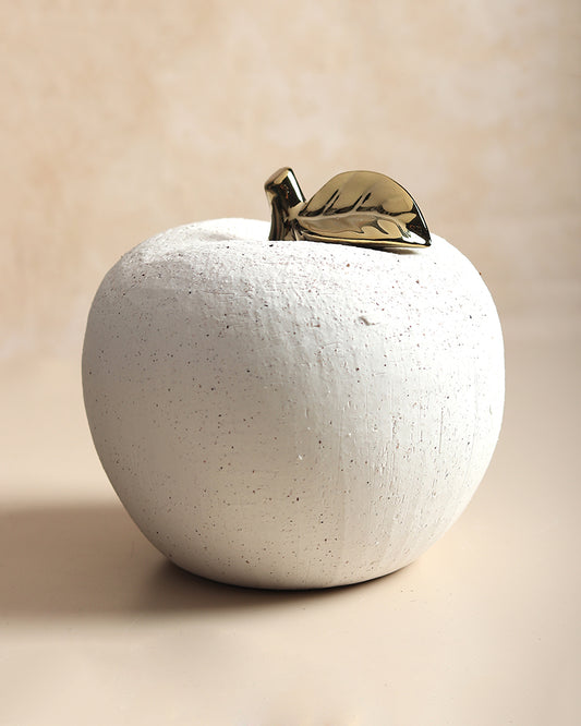 Ceramic Apple Shaped Showpiece | Gifting Figurine | Showpiece for Home & Office