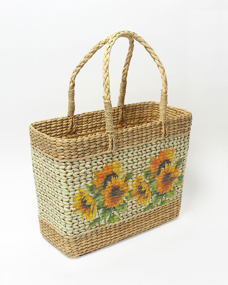 Seagrass Shopping Basket | Travel Basket