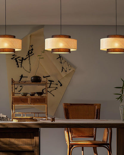 Cane Webbing Lamp | Modern Pendant Lamps