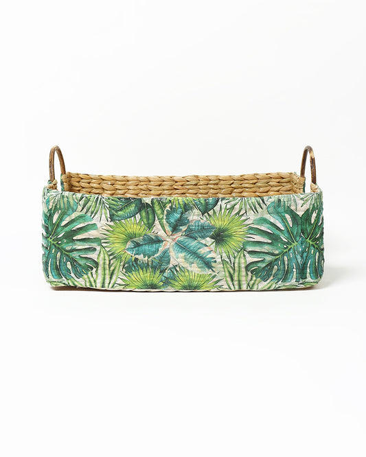 Seagrass Round Handle Basket | Cane Hamper Basket