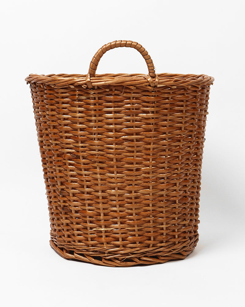 Wicker Dustbin/Planter Basket