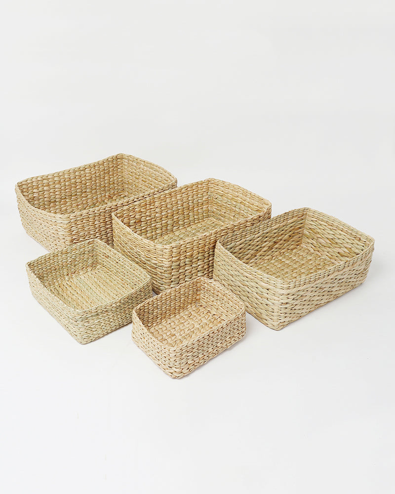 Shelf Storage Baskets - Set of 5