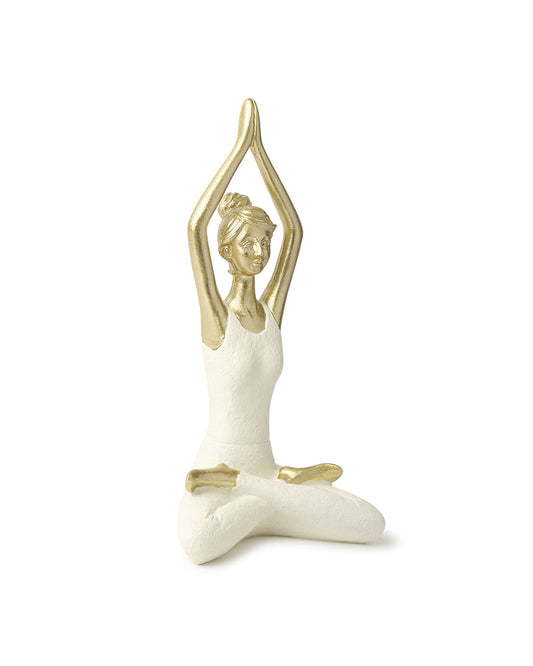 Showpiece | Decorative Items For Living Room | Office Desk Decorative Items - Yoga Statue