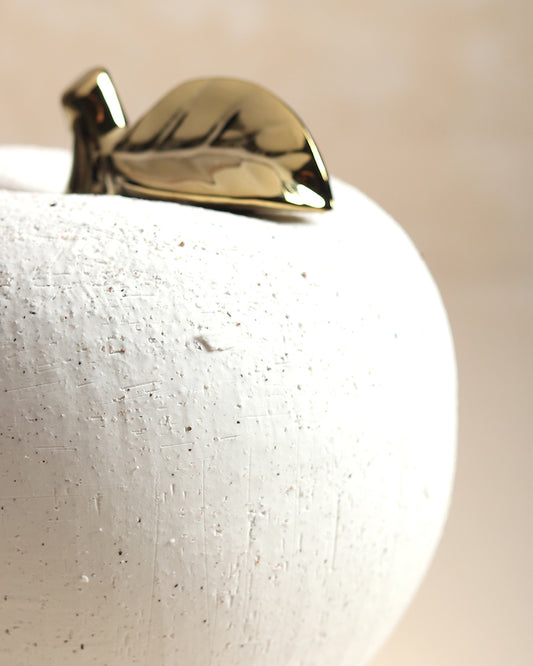 Ceramic Apple Shaped Showpiece | Gifting Figurine | Showpiece for Home & Office