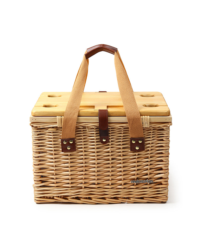 Large Picnic Basket | Wicker Picnic Basket | Picnic Basket 