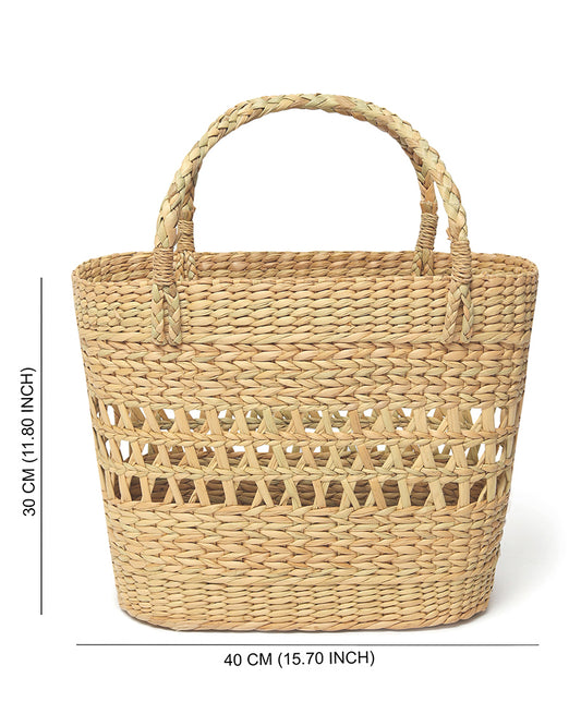 Seagrass Shopping Basket (Jali)