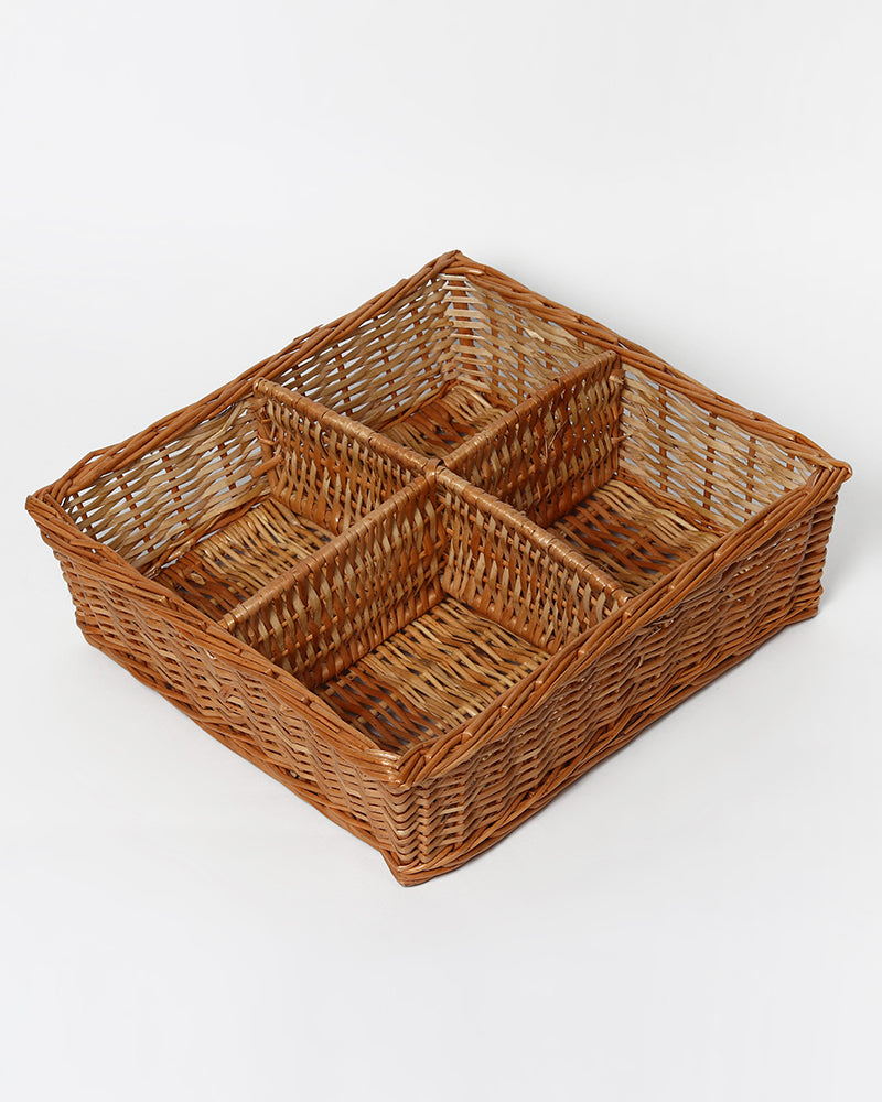 Wicker Storage & Organiser Tray