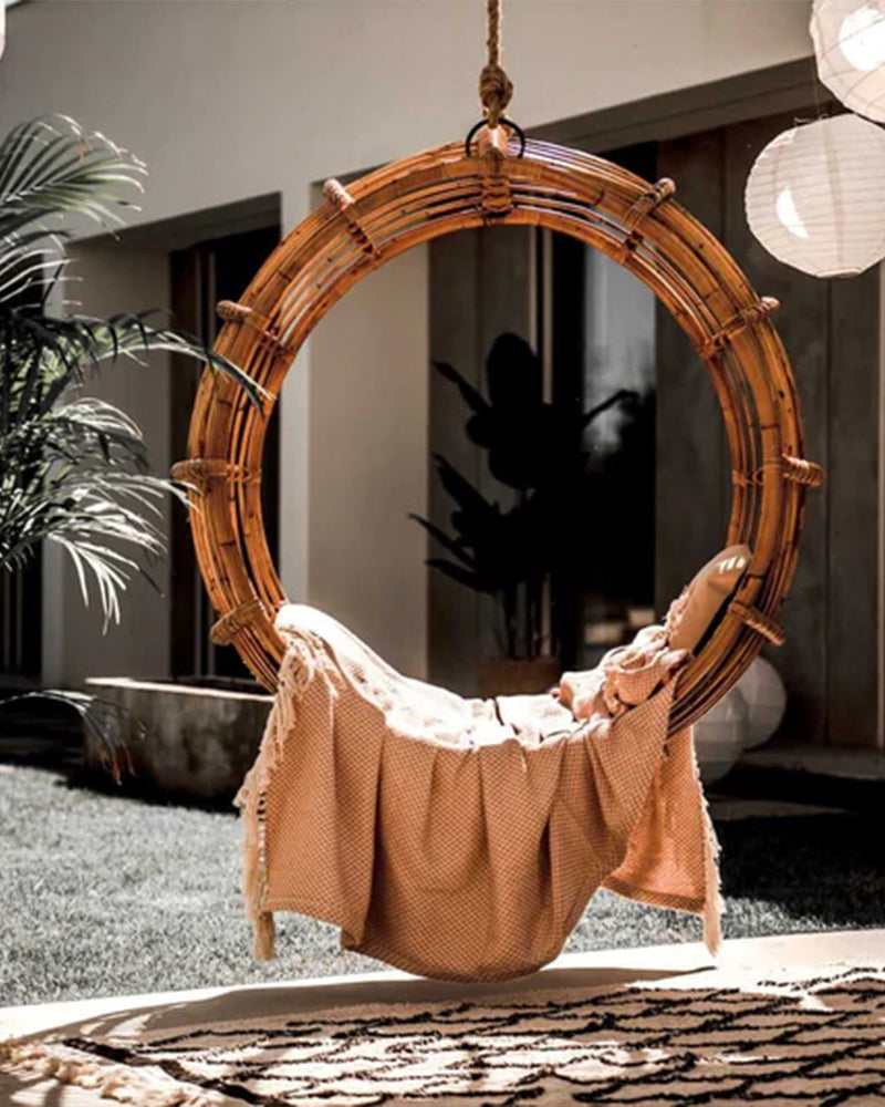 Malibu Bamboo Swing | Rattan Swing | Cane Furniture