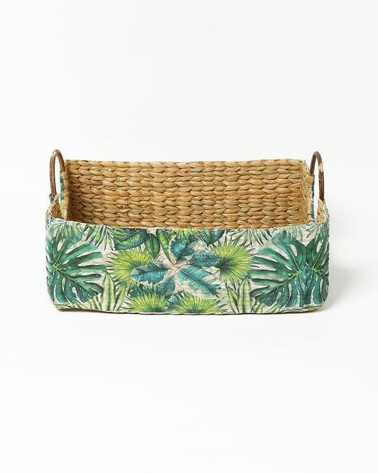 Seagrass Round Handle Basket | Cane Hamper Basket