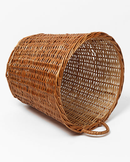 Wicker Dustbin/Planter Basket