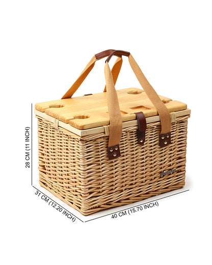 Large Picnic Basket | Wicker Picnic Basket | Picnic Basket 