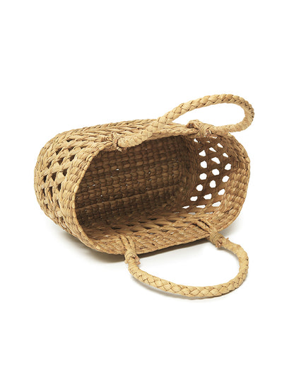 Seagrass Fruit Hamper Basket Oval - Jali