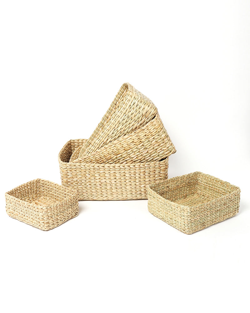 Shelf Storage Baskets - Set of 5