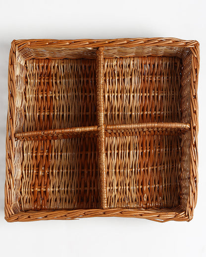 Wicker Storage & Organiser Tray