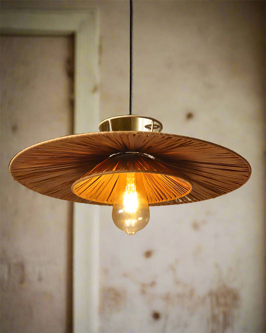 Raffia Pendant Lamp | Paper Lamp