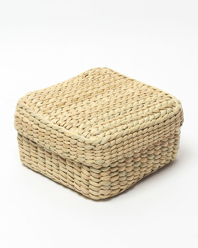 Seagrass Lid Box - Small