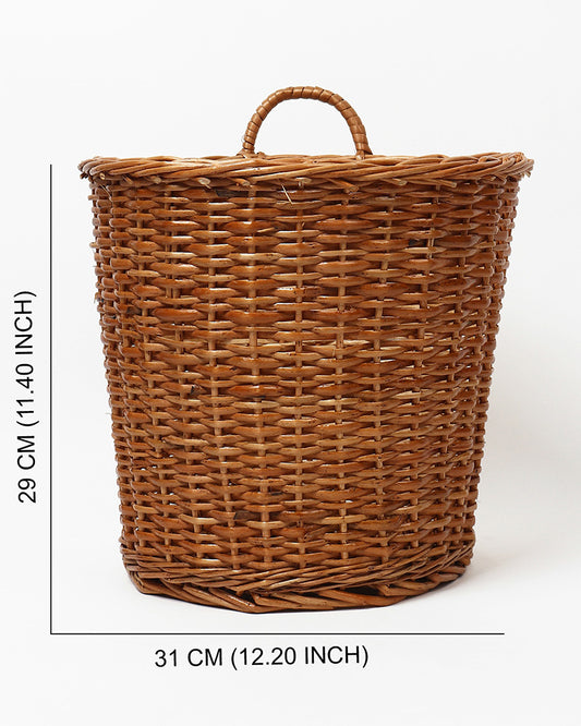 Panier Poubelle/Jardinière en Osier - Lot de 2