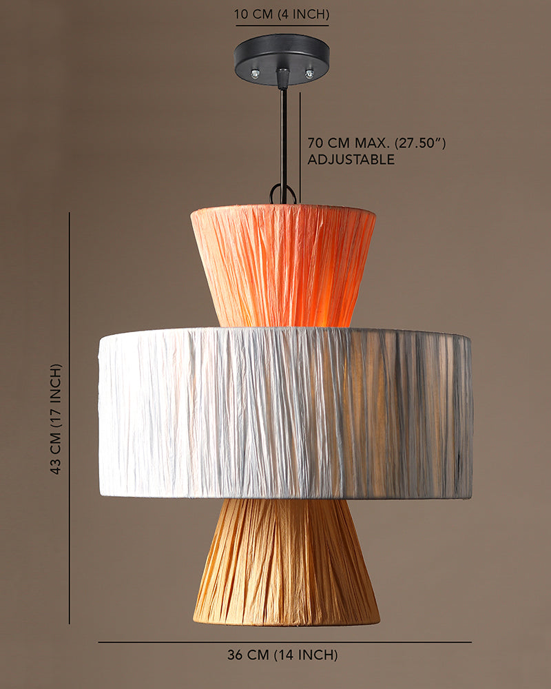 Raffia Pendant Lamp | Paper Lamp