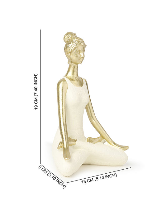 Anniversary Gifts For Couple | Gifts For House Warming Ceremony - Yoga Women Statue