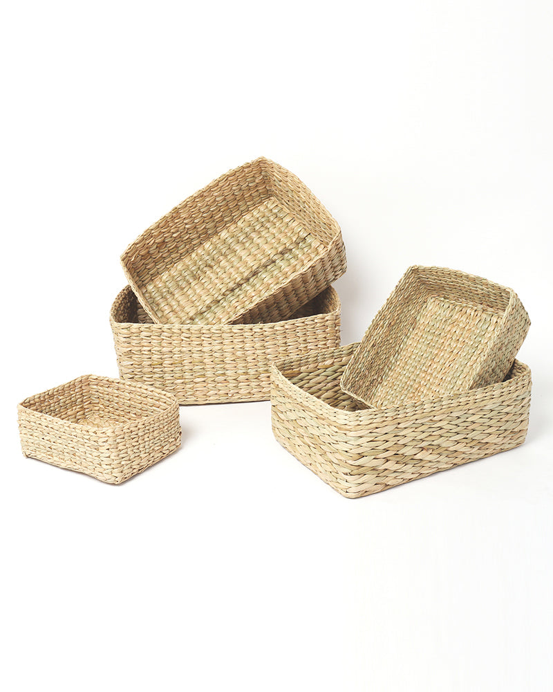 Shelf Storage Baskets - Set of 5