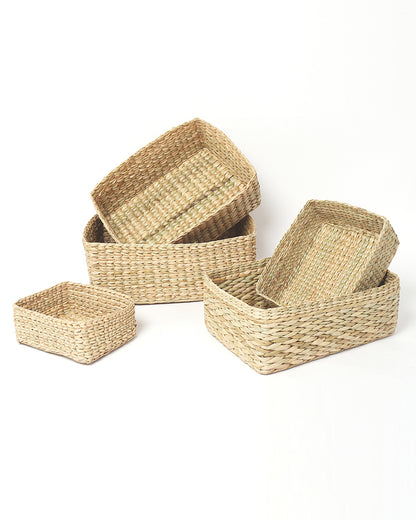 Shelf Storage Baskets - Set of 5