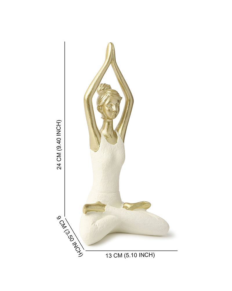 Showpiece | Decorative Items For Living Room | Office Desk Decorative Items - Yoga Statue