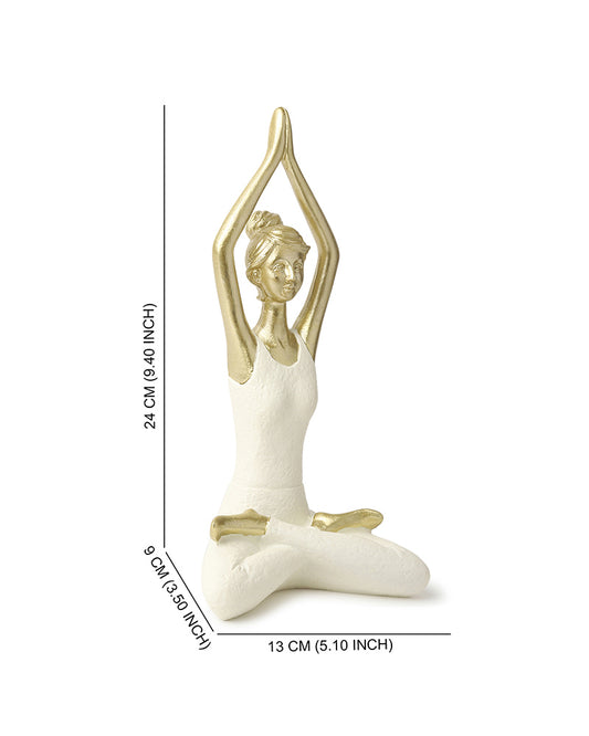 Showpiece | Decorative Items For Living Room | Office Desk Decorative Items - Yoga Statue